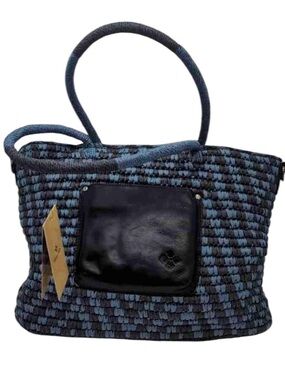 9770 NWT Patricia Nash blue woven tote bag 271919770